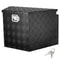 Heavy Duty Aluminum Trailer Tongue Tool Box With Lock Weatherproof Storage 0