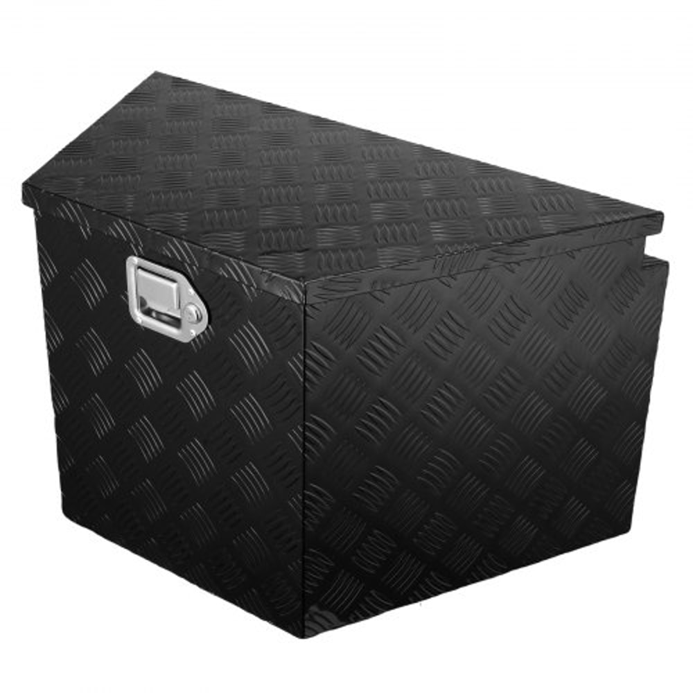 Heavy Duty Aluminum Trailer Tongue Tool Box Storage Chest Secure Utility Trailer Organizer 7