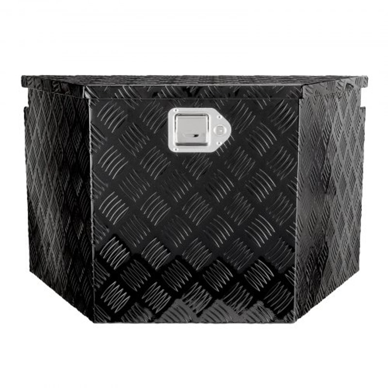 Heavy Duty Aluminum Trailer Tongue Tool Box Storage Chest Secure Utility Trailer Organizer 8