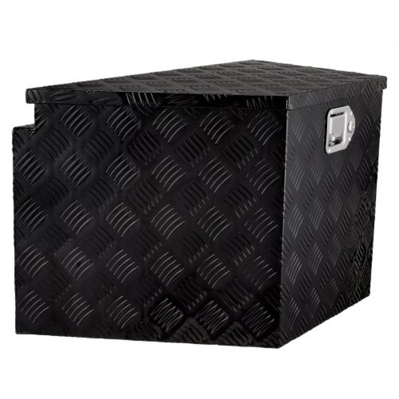 Heavy Duty Aluminum Trailer Tongue Tool Box Storage Chest Secure Utility Trailer Organizer 9
