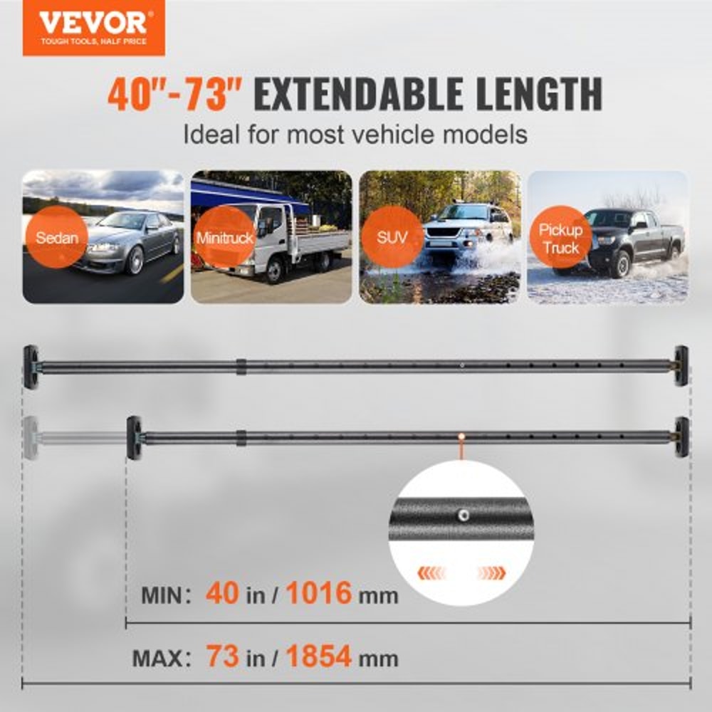 Heavy Duty Adjustable Cargo Stabilizer Bar For Truck SUV 1
