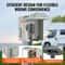 Outdoor Lockable 50 Amp RV Power Outlet Box With NEMA Receptacle Weatherproof Electrical Panel For 2