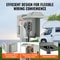 Outdoor Lockable 50 Amp RV Power Outlet Box With NEMA Receptacle Weatherproof Electrical Panel For 2