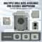 Outdoor Lockable 50 Amp RV Power Outlet Box With NEMA Receptacle Weatherproof Electrical Panel For 3