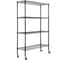 Heavy Duty Adjustable Garage Home Storage Shelving Unit With Wheels 0