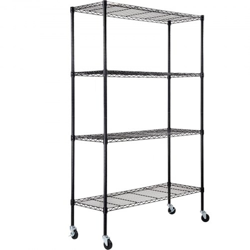 Heavy Duty Adjustable Garage Home Storage Shelving Unit With Wheels 0
