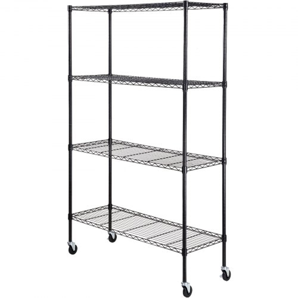 Heavy Duty Adjustable Garage Home Storage Shelving Unit With Wheels 7