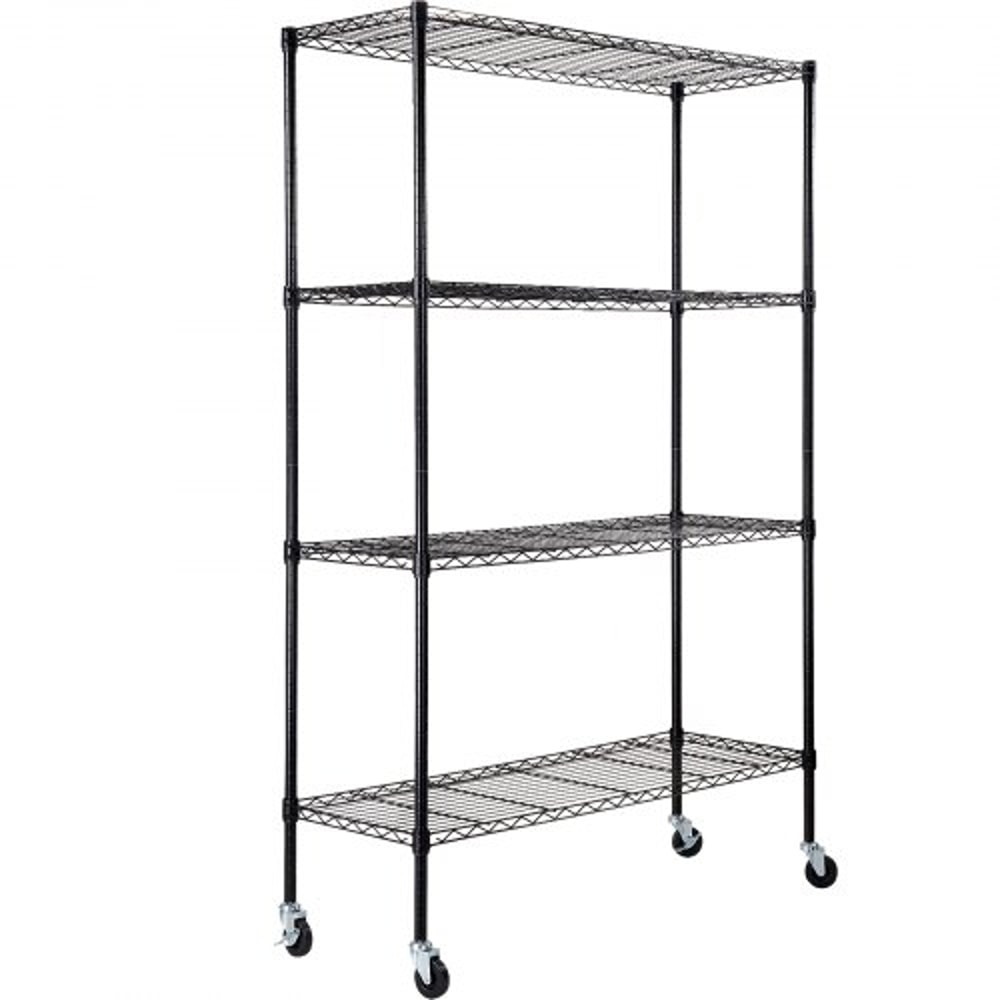 Heavy Duty Adjustable Garage Home Storage Shelving Unit With Wheels 9