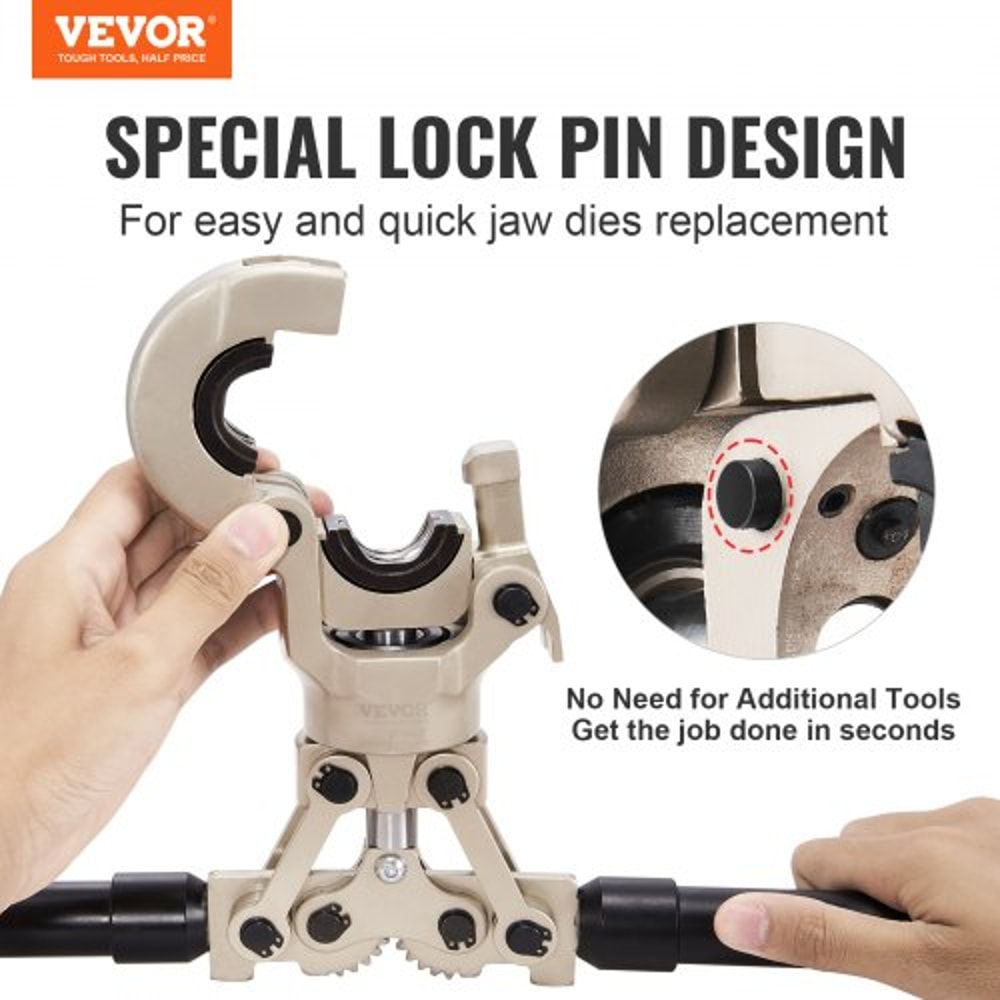 Heavy Duty Copper Press Tool Kit With Quick Change Jaws 2