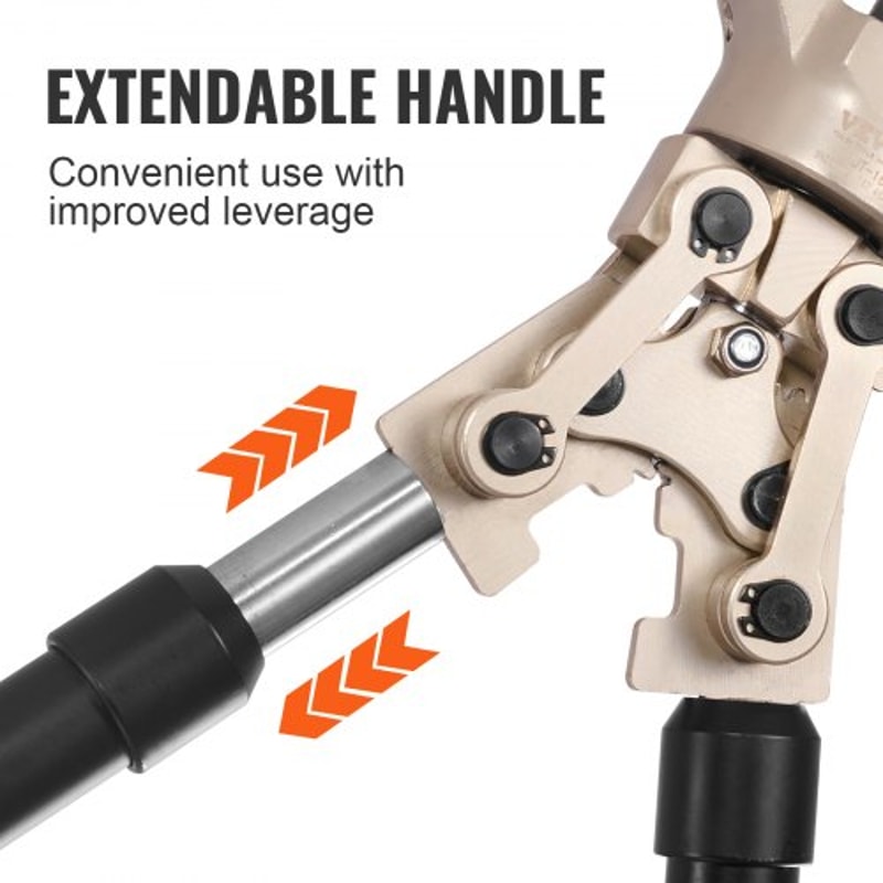 Heavy Duty Copper Press Tool Kit With Quick Change Jaws 5
