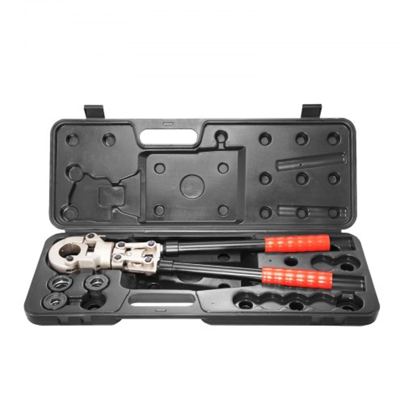 Heavy Duty Copper Press Tool Kit With Quick Change Jaws 8