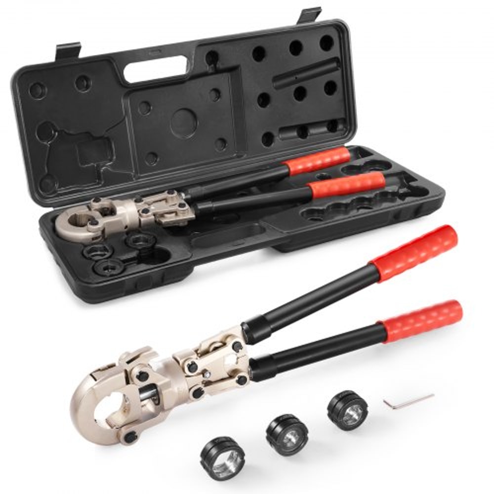 Heavy Duty Copper Press Tool Kit With Quick Change Jaws 9
