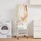 Metal Rolling Laundry Cart With Adjustable Garment Rack Wheels Heavy Duty Laundry Organizer 6