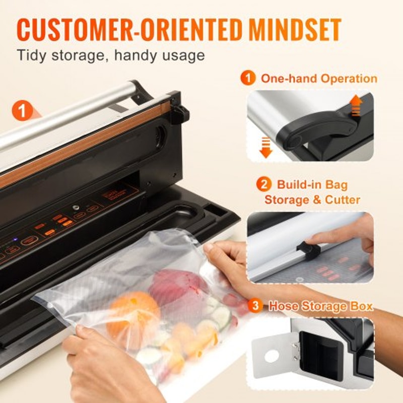 Dual Pump Chamber Vacuum Sealer Machine For Food Preservation 4