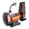 Heavy Duty Bench Grinder Belt Sander Combo With 25A Motor For Precision Grinding Sharpening 0