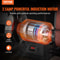 Heavy Duty Bench Grinder Belt Sander Combo With 25A Motor For Precision Grinding Sharpening 1