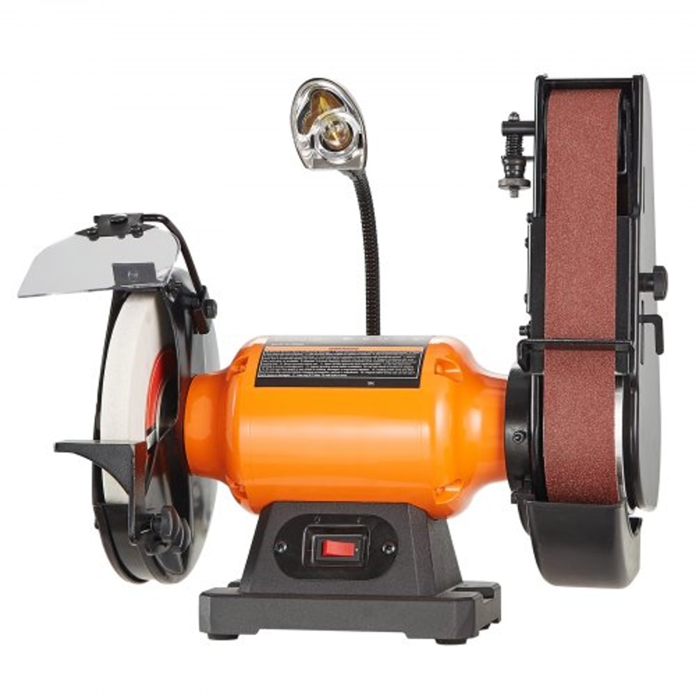 Heavy Duty Bench Grinder Belt Sander Combo With 25A Motor For Precision Grinding Sharpening 9