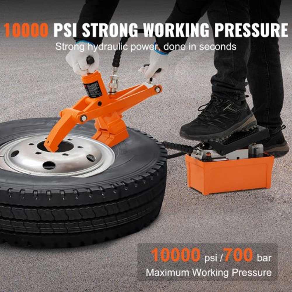 Heavy Duty Hydraulic Bead Breaker With Metal Foot Pump Premium Tire Bead Breaker Tool For Tractors 2