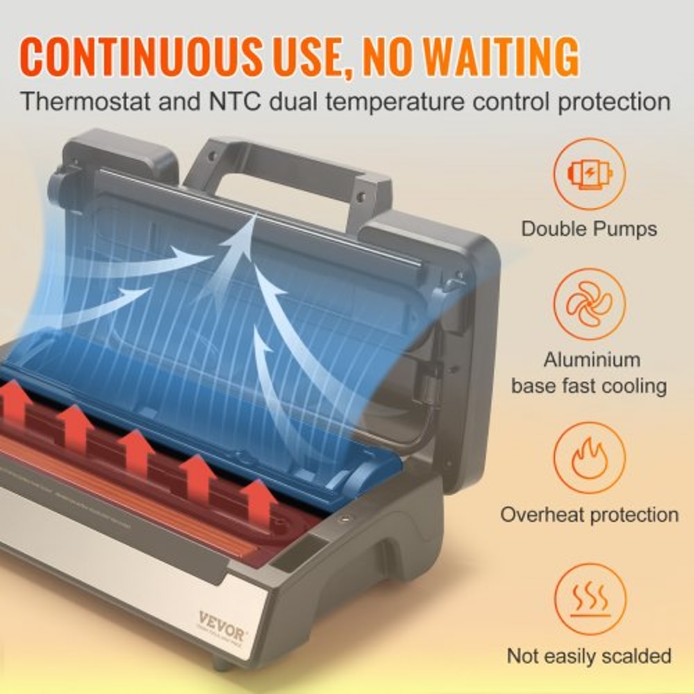 Dual Pump Vacuum Sealer Machine For Food Preservation Storage 2