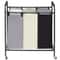Heavy Duty 3 Section Laundry Sorter Cart With Lockable Wheels Rolling Laundry Organizer Storage Ha 7
