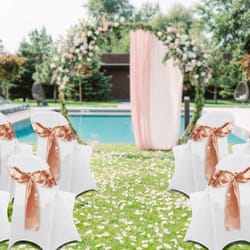 universal stretch chair covers (50pcs), elastic spandex slipcovers for dining, wedding & event chairs