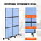 3Pack Light Gray Office Divider Wall NoiseReducing Partition Panels 72 X 66 Made Of Polyester 6