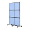 3Pack Light Gray Office Divider Wall NoiseReducing Partition Panels 72 X 66 Made Of Polyester 9