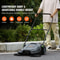 Manual Walkbehind Floor Sweeper Sweeping Width NonElectric Hand Push Gallon Waste Container Adjusta 1