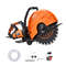 Electric Concrete Saw Wet Dry Circular Cutter With Pump And Blade Max Adjustable Depth For Cutting 0