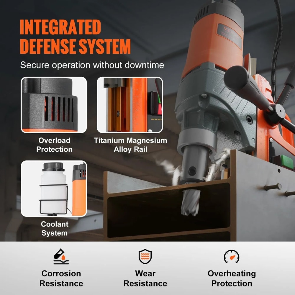 Portable Magnetic Drill Boring Diameter RPM Mag Drill Press For Metal Steel And Industrial Home Pro 2