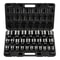 Impact Socket Set Point Sockets CRMO Alloy Steel SAE Durable Storage Case 0