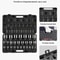 Impact Socket Set Point Sockets CRMO Alloy Steel SAE Durable Storage Case 4