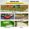 Heavy Duty Geo Textile Fabric Weed Control Fabric Garden Barrier Cloth Woven Ground Cover 5