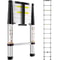 Aluminum Telescopic Ladder Collapsible Extension Ladder Onebutton Retraction High LBS Capacity Nons 0