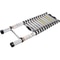 Aluminum Telescopic Ladder Collapsible Extension Ladder Onebutton Retraction High LBS Capacity Nons 10