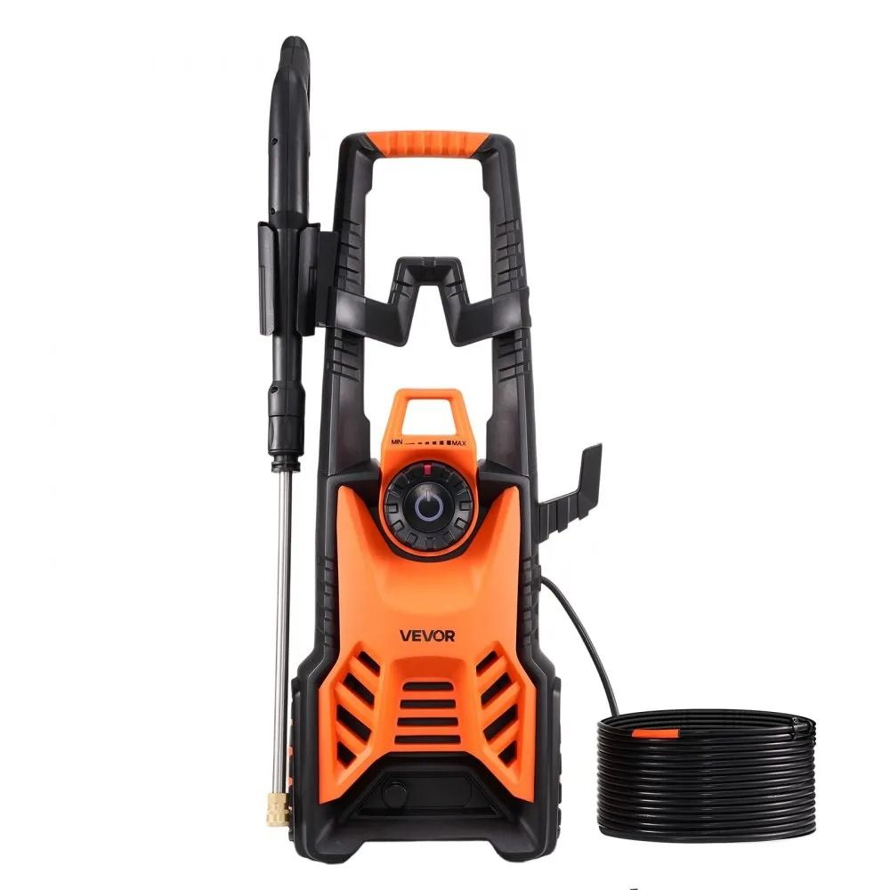 High Power Electric Pressure Washer Adjustable Pressure Quick Connect Nozzles Ideal For Cars Fences 8