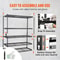 Storage Shelving Unit Tier Adjustable Metal Rack Heavy Duty Garage Shelves High Lbs Capacity Organi 4