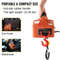 Electric Hoist Winch Portable Power Winch High Lift Height Crane With Wireless Wired Manual Remote 5