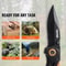 Folding Pocket Knife Blade Aluminum Handle Sharp EDC Camping Hiking Knife Lightweight Self Defense 6