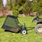 Heavy Duty Pull Behind Lawn Sweeper Adjustable Height Yard Collector Leaf And Grass Sweeper 6