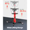Hydraulic Telescopic Transmission Jack Stage Floor Lift Stand Foot Pedal Operation Swivel Caster Sh