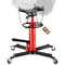 Hydraulic Telescopic Transmission Jack Stage Floor Lift Stand Foot Pedal Operation Swivel Caster Sh