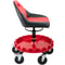 Mobile Mechanic Garage Stool Height Adjustable 300LBS Capacity Rolling Gear Seat With Tool Tray And 8