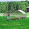 Metal Chicken Coop Walkin Chicken Run With Cover Spire Roof Hen House Enclosure Outdoor Duck Rabbit 3