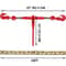 Ratchet Binders And Chains Chain And Binder Kit High Working Strength Chains With Hooks For Hauling 6