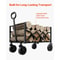Heavy Duty Folding Wagons Collapsible Wagon Cart AllTerrain Outdoor Utility Cart Portable Camping C 6