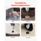 Electric Drain Auger Powerful Sewer Cleaner Machine With Auto Feed Interchangeable Cutters Air Foot 3