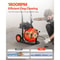 Electric Drain Auger Powerful Sewer Cleaner Machine With Auto Feed Interchangeable Cutters Air Foot 1