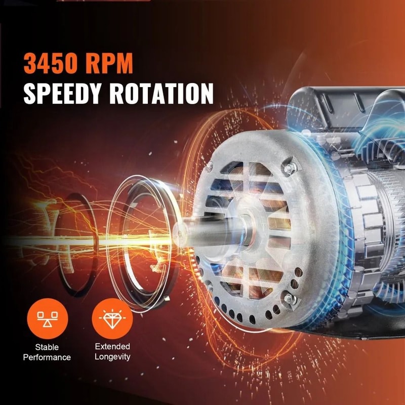 Single Phase Air Compressor Motor Amps HZ Frame CCWCW Rotation 1