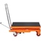 Manual Hydraulic Scissor Cart High Capacity Lift Table With Lifting Height Wheels And Non Slip Pad 10